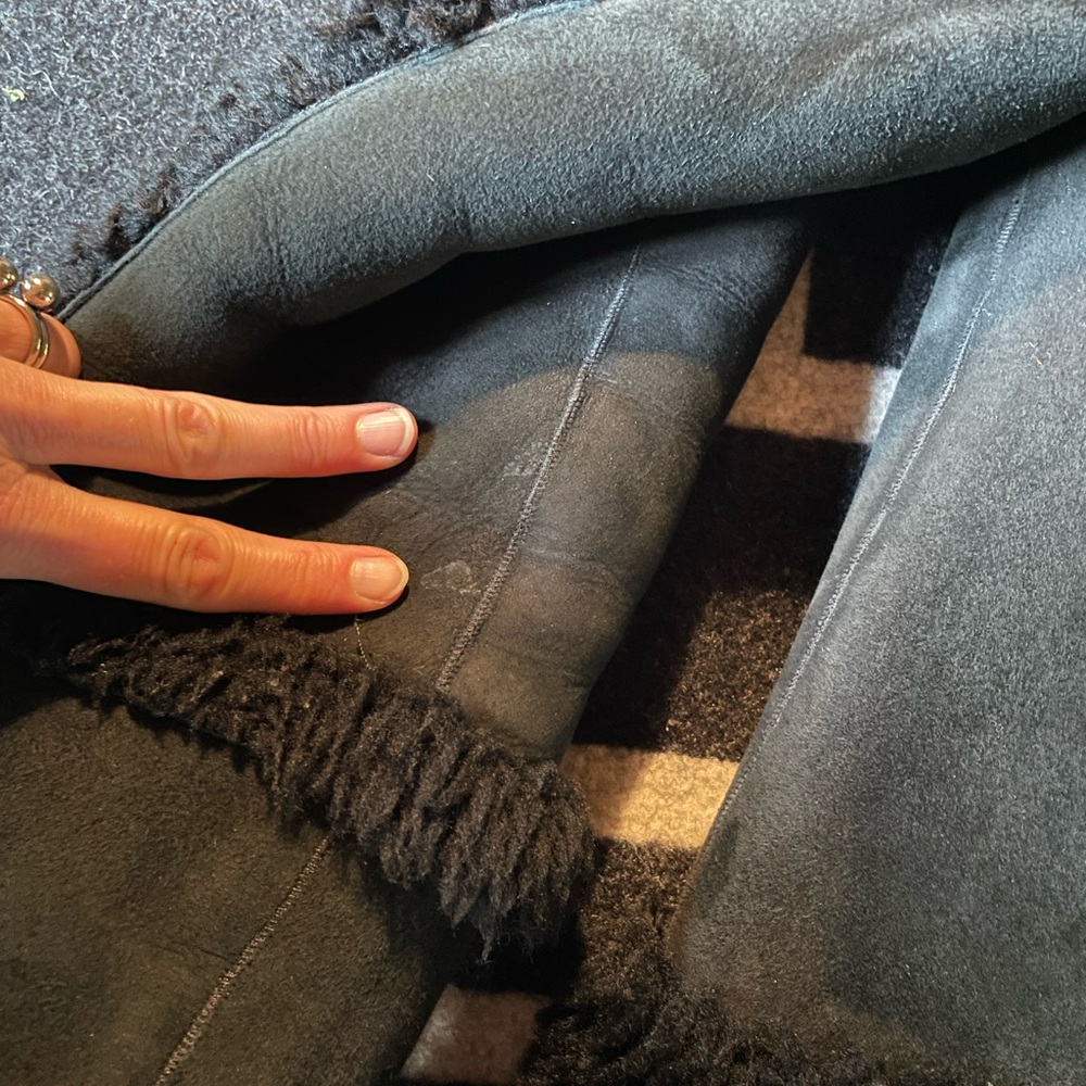 Coach Shearling Duffle Coat Jacket with Wooden Toggles and Ridiculous Hood! - Picture 9 of 16